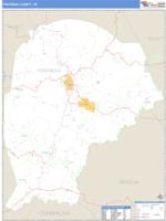 Fentress County, TN Wall Map Zip Code