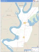 Lake County, TN Wall Map Zip Code