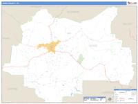 Lewis County, TN Wall Map Zip Code