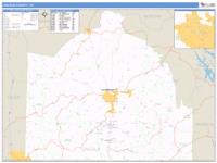 Lincoln County, TN Wall Map Zip Code