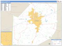 Madison County, TN Wall Map