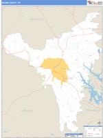 Moore County, TN Wall Map Zip Code