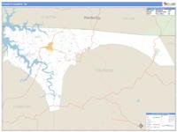 Pickett County, TN Wall Map Zip Code