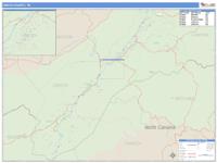 Unicoi County, TN Wall Map