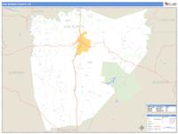 Van Buren County, TN Wall Map