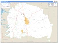 White County, TN Wall Map Zip Code