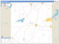 Archer County, TX Wall Map