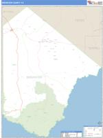 Brewster County, TX Wall Map Zip Code