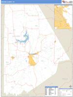 Brown County, TX Wall Map