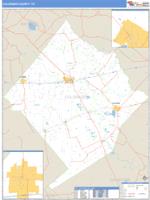Colorado County, TX Wall Map Zip Code