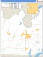 Cooke County, TX Wall Map Zip Code