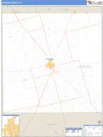 Dawson County, TX Wall Map Zip Code