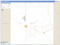 Donley County, TX Wall Map Zip Code