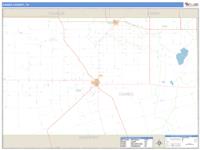 Gaines County, TX Wall Map