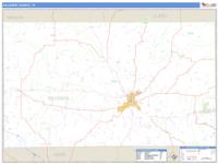 Gillespie County, TX Wall Map Zip Code