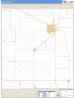 Hale County, TX Wall Map Zip Code