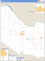 Hardeman County, TX Wall Map