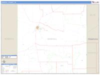 Hemphill County, TX Wall Map