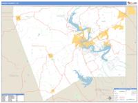Hood County, TX Wall Map Zip Code