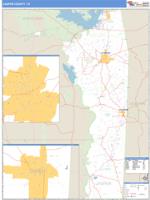 Jasper County, TX Wall Map Zip Code