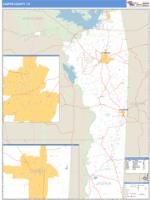 Jasper County, TX Wall Map