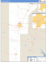 Jim Wells County, TX Wall Map Zip Code