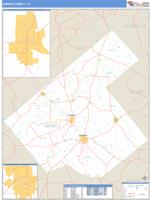 Karnes County, TX Wall Map Zip Code