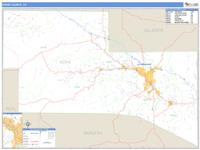 Kerr County, TX Wall Map Zip Code