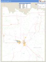 McCulloch County, TX Wall Map