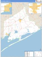 Matagorda County, TX Wall Map