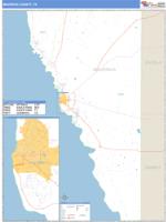 Maverick County, TX Wall Map Zip Code
