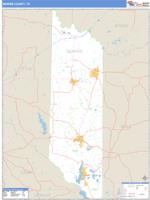Morris County, TX Wall Map Zip Code