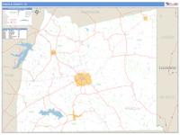 Panola County, TX Wall Map