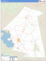 Polk County, TX Wall Map Zip Code