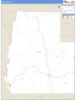 Real County, TX Wall Map Zip Code
