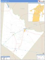 Reeves County, TX Wall Map Zip Code