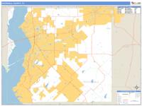 Rockwall County, TX Wall Map Zip Code