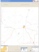 Shackelford County, TX Wall Map Zip Code