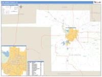 Tom Green County, TX Wall Map Zip Code