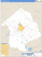 Victoria County, TX Wall Map Zip Code