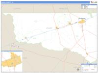 Ward County, TX Wall Map Zip Code