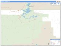 Daggett County, UT Wall Map Zip Code