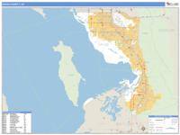 Davis County, UT Wall Map Zip Code