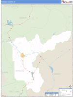 Morgan County, UT Wall Map Zip Code
