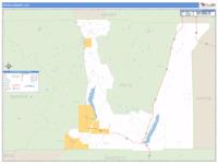 Piute County, UT Wall Map Zip Code
