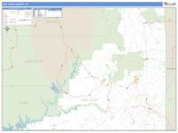 San Juan County, UT Wall Map Zip Code