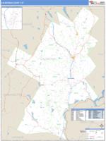 Caledonia County, VT Wall Map Zip Code