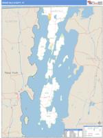 Grand Isle County, VT Wall Map Zip Code
