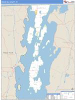 Grand Isle County, VT Wall Map