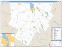 Orleans County, VT Wall Map Zip Code